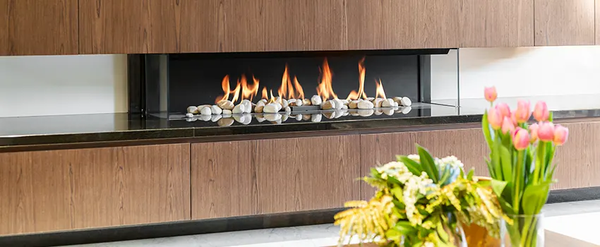Double-height Fireplace Design Refurbishment in Union City, California