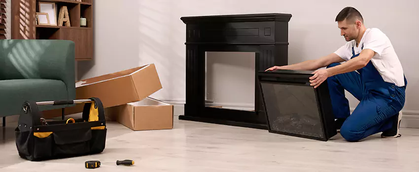 Old Rusted Metal Fireplace Repair And Replacement in Union City, CA
